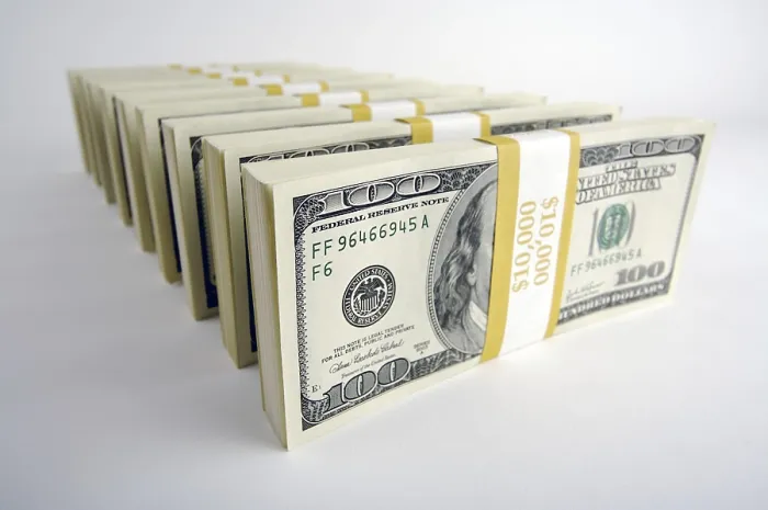Framed Print : Stacks of Hundred Dollar Bills Print Framed Print : Stacks of Hundred Dollar Bills Print