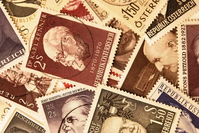 Framed Print : Stamp Collection Print Framed Print : Stamp Collection Print