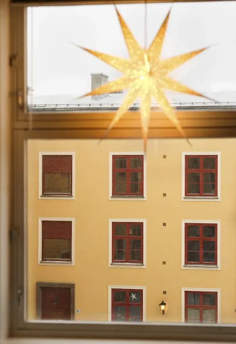 Framed Print : Star in a Window Print Oslo Framed Print : Star in a Window Print Oslo