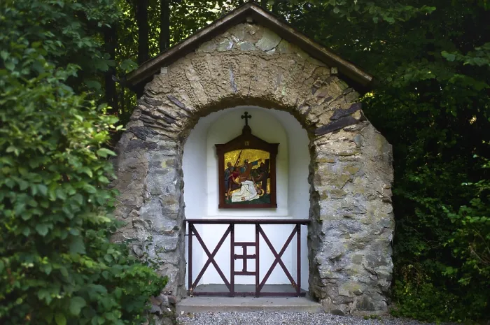 Framed Print : Marienthal Monastery Stations of the Cross Print, Germany Framed Print : Marienthal Monastery Stations of the Cross Print, Germany