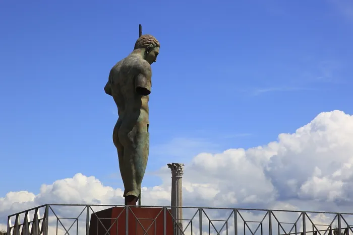 Framed Print : Print of Statue of Daedalus in Pompeii, Italy Framed Print : Print of Statue of Daedalus in Pompeii, Italy