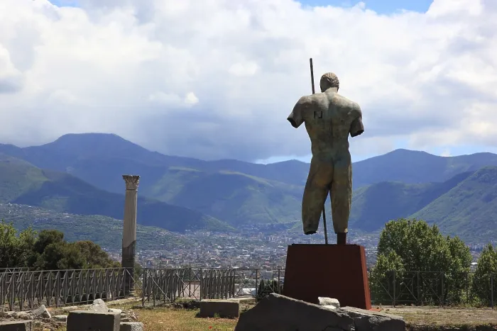 Framed Print : Statue of Daedalus Print, Pompeii, Italy Framed Print : Statue of Daedalus Print, Pompeii, Italy