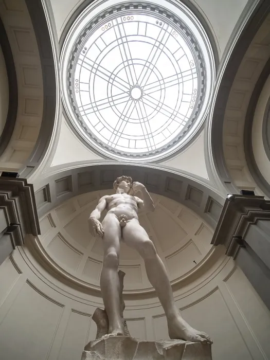 Framed Print : Michelangelo's Statue of David Print, Florence, Italy Framed Print : Michelangelo's Statue of David Print, Florence, Italy