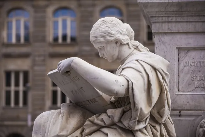 Framed Print : Statue of a Reading Scholar Print Framed Print : Statue of a Reading Scholar Print