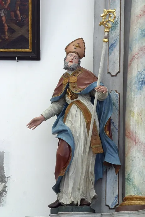 Framed Print : Statue of Saint Print from imageBROKER