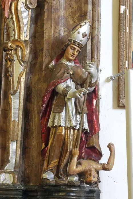 Framed Print : Statue of Saint Print Framed Print : Statue of Saint Print