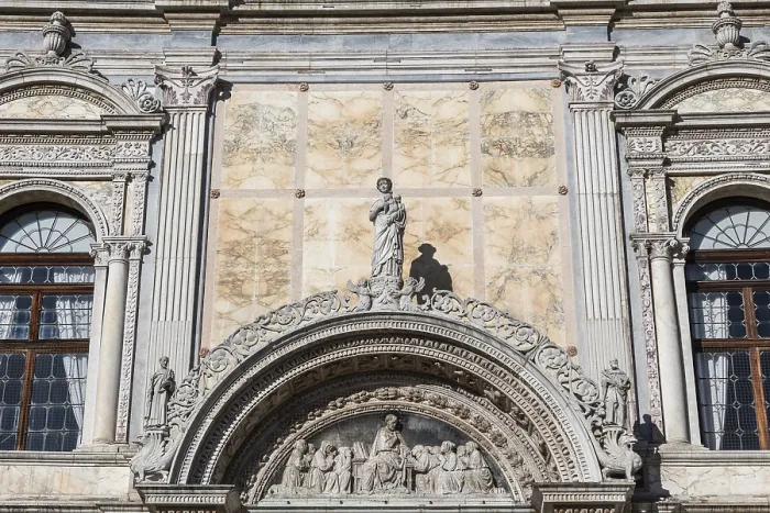 Framed Print : Statues of Saints on the Façade Print, Venice, Italy Framed Print : Statues of Saints on the Façade Print, Venice, Italy