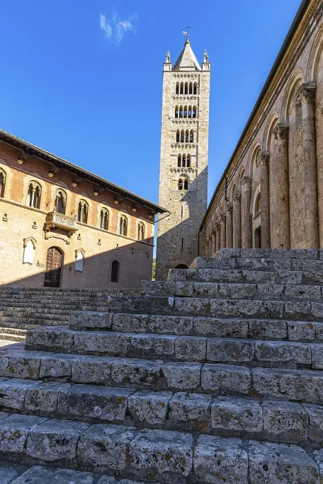 Framed Print : Steps up to the Cathedral of San Cerbone Print, Massa Marittima, Italy Framed Print : Steps up to the Cathedral of San Cerbone Print, Massa Marittima, Italy