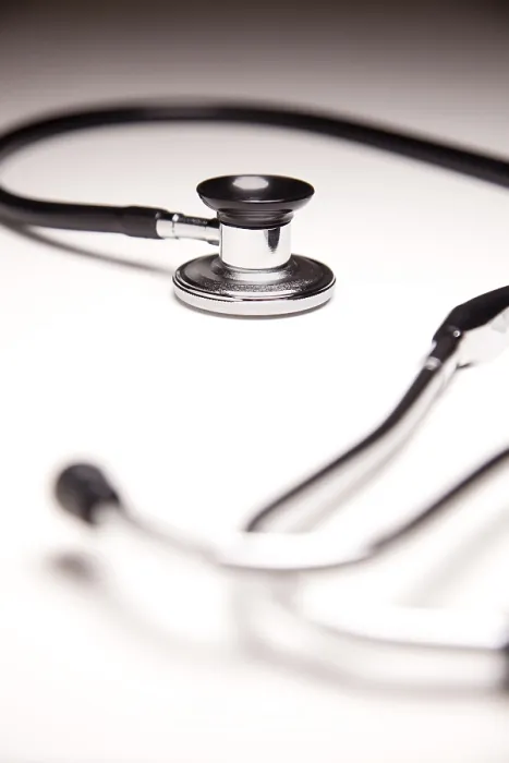 Framed Print : Stethoscope Print on Gradated Background Framed Print : Stethoscope Print on Gradated Background