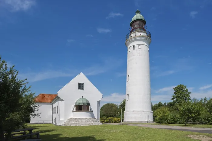 Framed Print : Store Heddinge Stevns Lighthouse Print, Denmark Framed Print : Store Heddinge Stevns Lighthouse Print, Denmark
