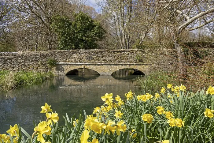 Framed Print : Stone Bridge Print, Coln St Dennis, The Cotswolds, England 1799 Framed Print : Stone Bridge Print, Coln St Dennis, The Cotswolds, England 1799