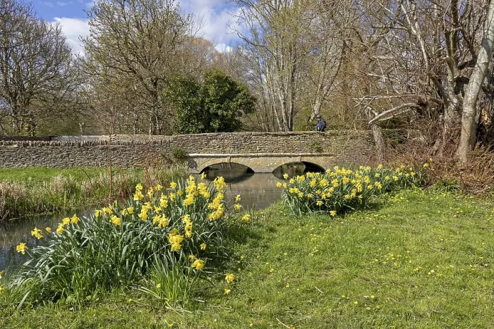 Framed Print : Stone Bridge Print, Coln St Dennis, The Cotswolds, England 1799 Framed Print : Stone Bridge Print, Coln St Dennis, The Cotswolds, England 1799