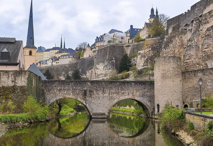 Framed Print : Luxembourg Castle Ruins Print Framed Print : Luxembourg Castle Ruins Print