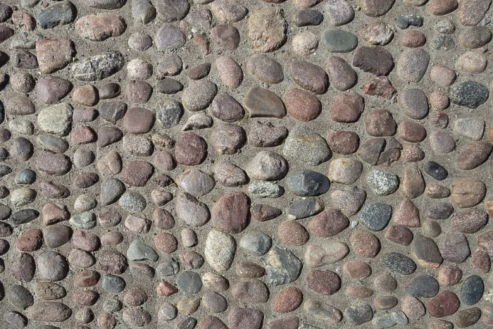 Framed Print : Stone Cobblestone Print - Textured Pavement Background Framed Print : Stone Cobblestone Print - Textured Pavement Background