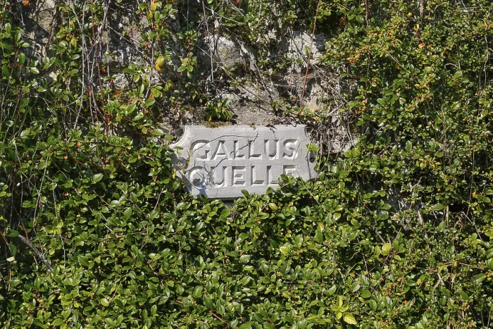 Framed Print : Stone Tablet Print at Gallus Spring, Germany Framed Print : Stone Tablet Print at Gallus Spring, Germany
