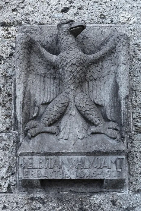 Framed Print : Stone Tablet with Imperial Eagle Print, Nuremberg, Germany Framed Print : Stone Tablet with Imperial Eagle Print, Nuremberg, Germany
