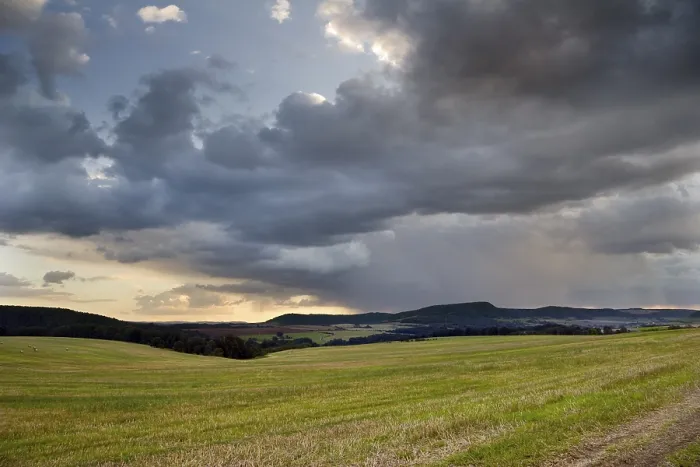 Framed Print : Storm Clouds Over Fields Print Framed Print : Storm Clouds Over Fields Print