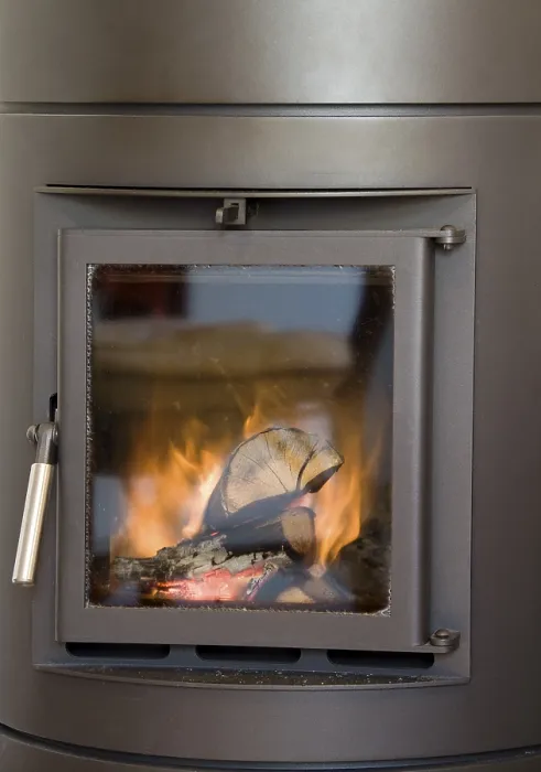 Framed Print : Stove Fire Print