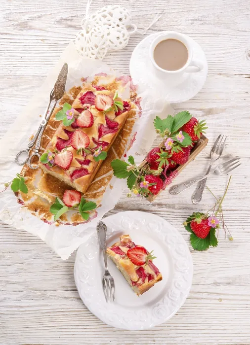 Framed Print : Strawberry Cake Print Framed Print : Strawberry Cake Print