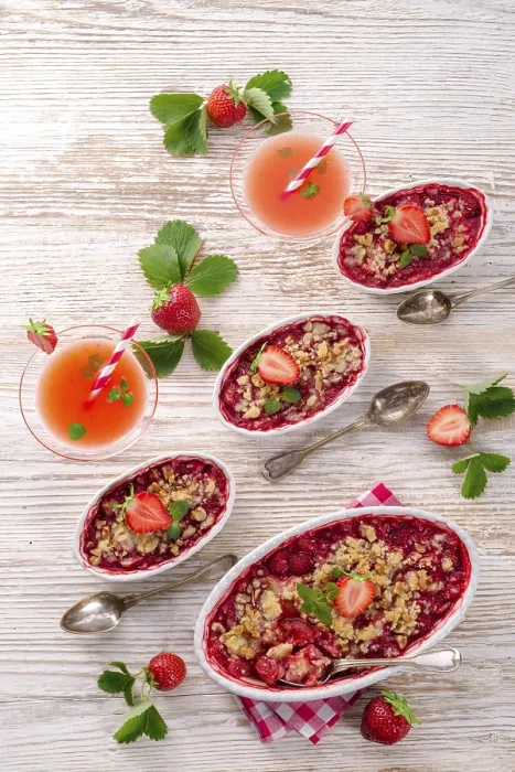 Framed Print : Strawberry Crumble Print Framed Print : Strawberry Crumble Print