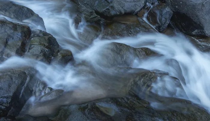 Framed Print : Tranquil Alpine Stream Print, St.Ulrich, Italy