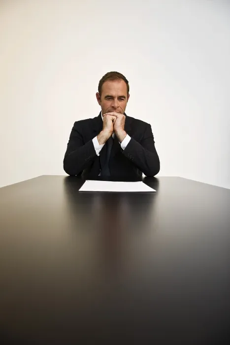 Framed Print : Stressed Manager Print Framed Print : Stressed Manager Print