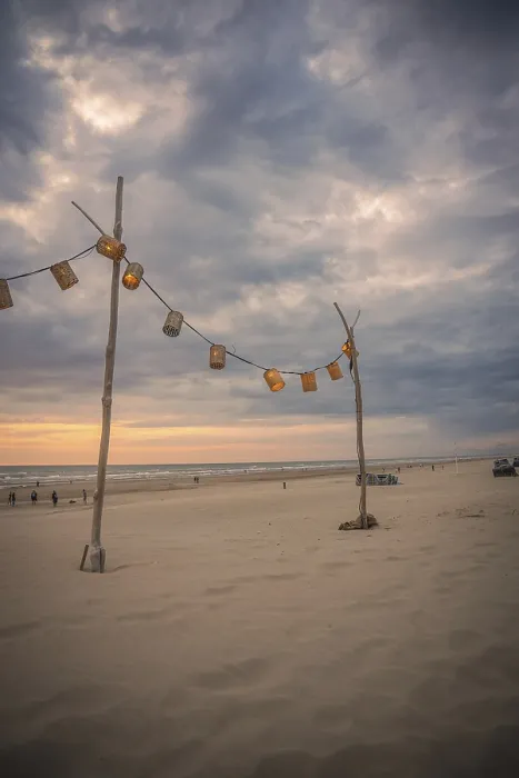 Framed Print : Zandvoort Beach Sunset Print Framed Print : Zandvoort Beach Sunset Print
