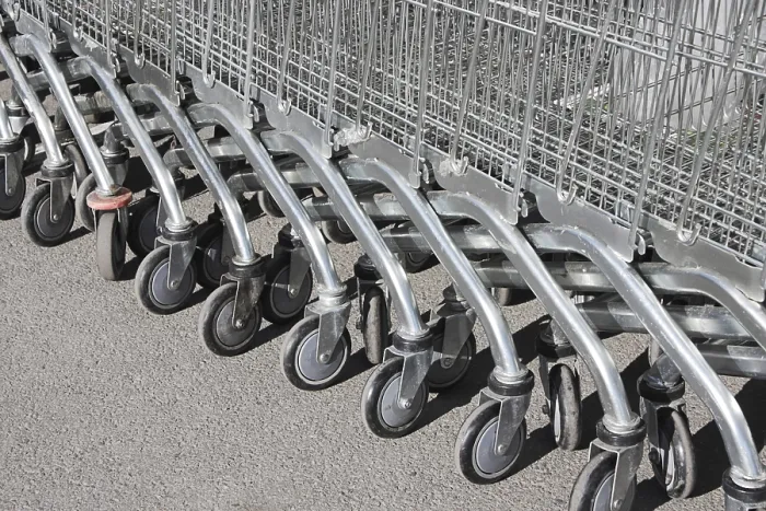 Framed Print : Shopping Carts Outdoor Print Framed Print : Shopping Carts Outdoor Print