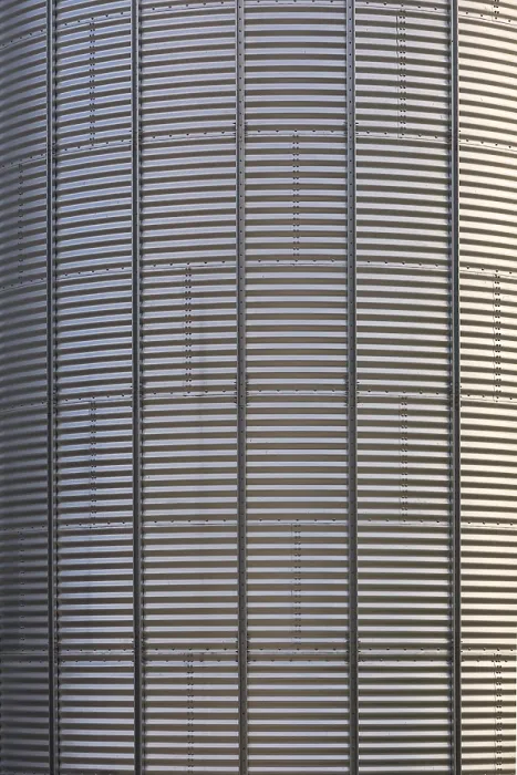 Framed Print : Aluminium Container Structure Print, Bavaria, Germany