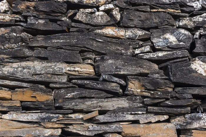 Framed Print : Natural Slate Stone Wall Print Framed Print : Natural Slate Stone Wall Print