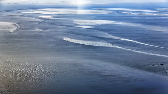 Framed Print : Wind and Water Sand Structures Print, Sylt, Germany Framed Print : Wind and Water Sand Structures Print, Sylt, Germany