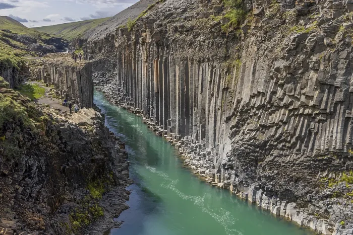 Framed Print : Studlagil Canyon Basalt Columns Print, Iceland Framed Print : Studlagil Canyon Basalt Columns Print, Iceland