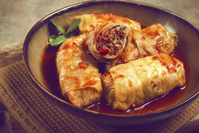 Framed Print : Stuffed Cabbage Rolls Print Framed Print : Stuffed Cabbage Rolls Print