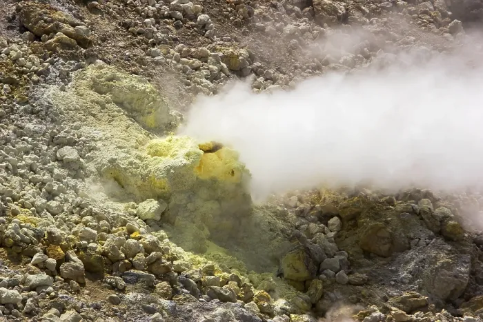 Framed Print : Sulphur Steam Rising from Fumarole Print, White Island, New Zealand Framed Print : Sulphur Steam Rising from Fumarole Print, White Island, New Zealand