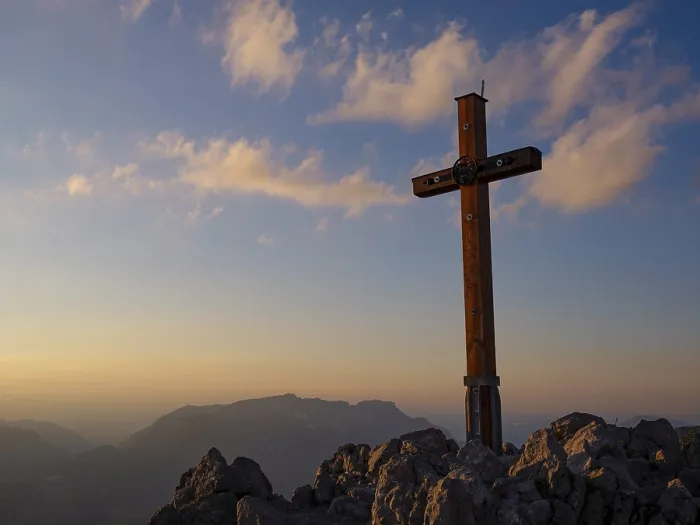 Framed Print : Summit Cross Print, Berchtesgaden Alps, Germany Framed Print : Summit Cross Print, Berchtesgaden Alps, Germany