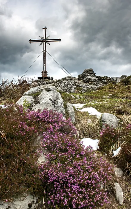 Framed Print : Spitzstein Summit Cross Print, Erl, Austria Framed Print : Spitzstein Summit Cross Print, Erl, Austria