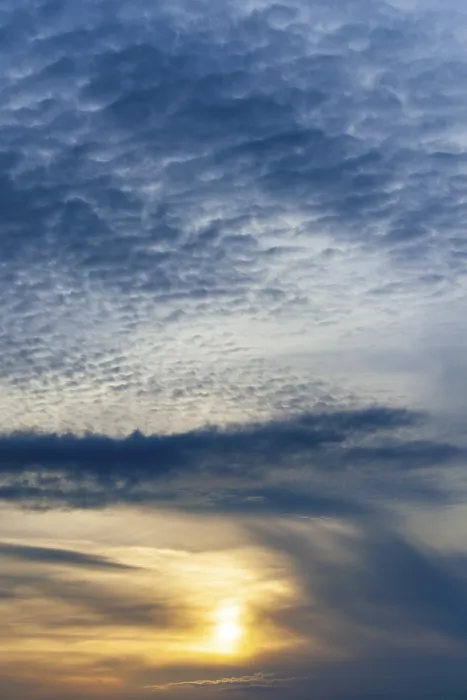 Framed Print : Sunset Print - Clouds and Sun