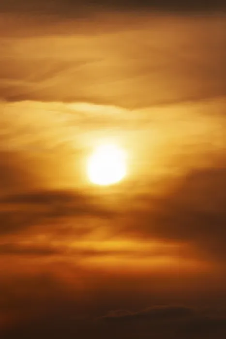 Framed Print : Sunset Print: Clouds and Sun Framed Print : Sunset Print: Clouds and Sun