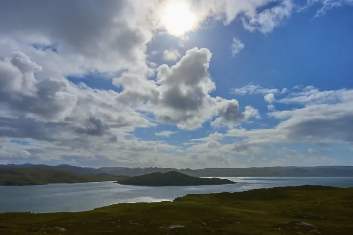 Framed Print : Sun Rays Over Loch Torridon Print