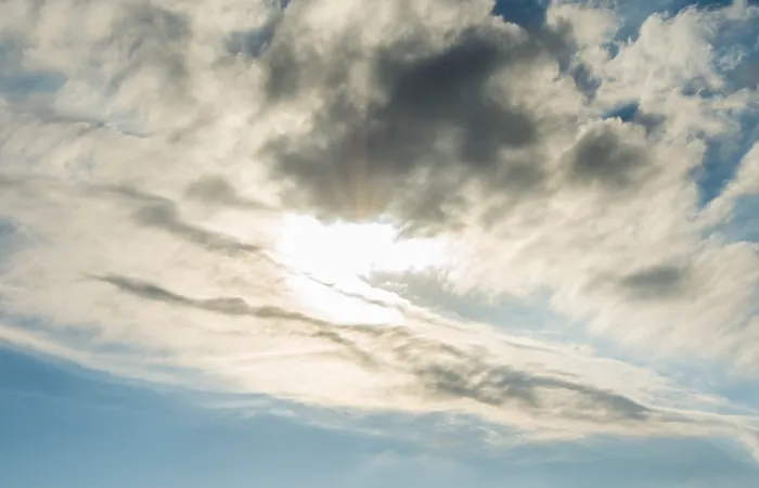 Framed Print : Sun Shining Through Clouds Print