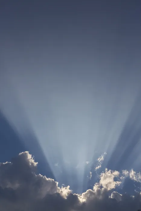 Framed Print : Sunrays behind a dark cumulus cloud, Germany Print Framed Print : Sunrays behind a dark cumulus cloud, Germany Print