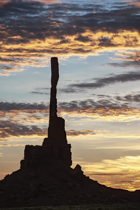 Framed Print : Monument Valley Print - Backlit Sunrise with Totem Pole Framed Print : Monument Valley Print - Backlit Sunrise with Totem Pole