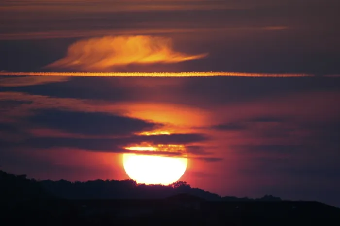 Framed Print : Sunset Landscape Print Framed Print : Sunset Landscape Print