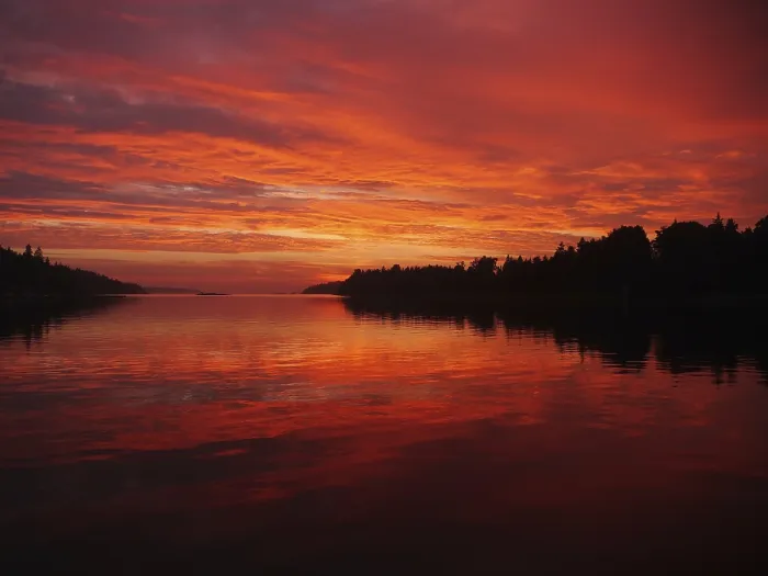 Framed Print : Sunset Sunset Print by imageBROKER