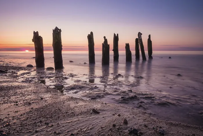 Framed Print : Baltic Coast Sunset Print Framed Print : Baltic Coast Sunset Print