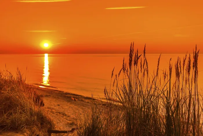 Framed Print : Baltic Sea Sunset Print Framed Print : Baltic Sea Sunset Print