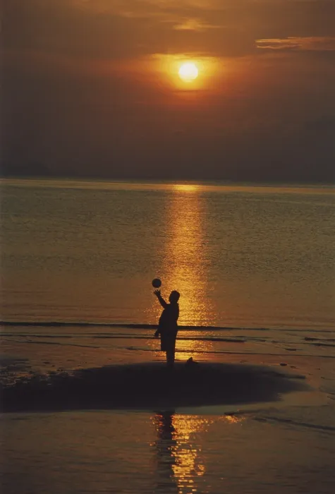 Framed Print : Sunset Beach Print by ImageBROKER Framed Print : Sunset Beach Print by ImageBROKER