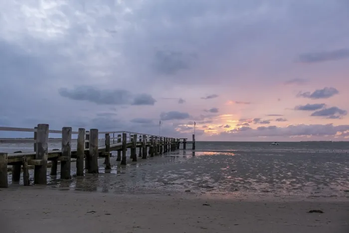 Framed Print : Print of Utersum Beach Sunset, Germany Framed Print : Print of Utersum Beach Sunset, Germany