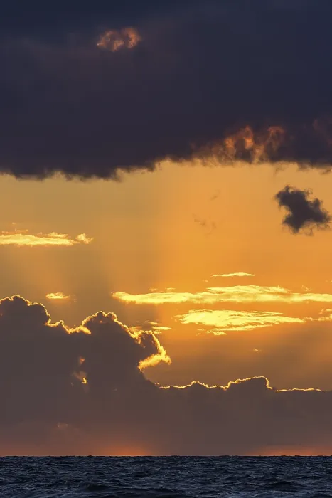 Framed Print : Sunset with clouds over the Baltic Sea print, Dar, Germany Framed Print : Sunset with clouds over the Baltic Sea print, Dar, Germany
