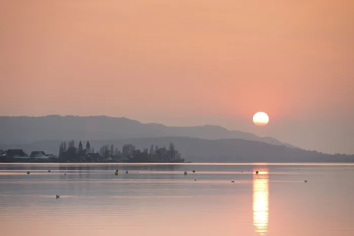 Framed Print : Lake Constance Sunset Print, Germany Framed Print : Lake Constance Sunset Print, Germany